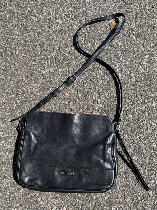 Frye Other - Frye Black Leather Adjustable Strap Messenger Bag Crossbody Western Boho Vintage